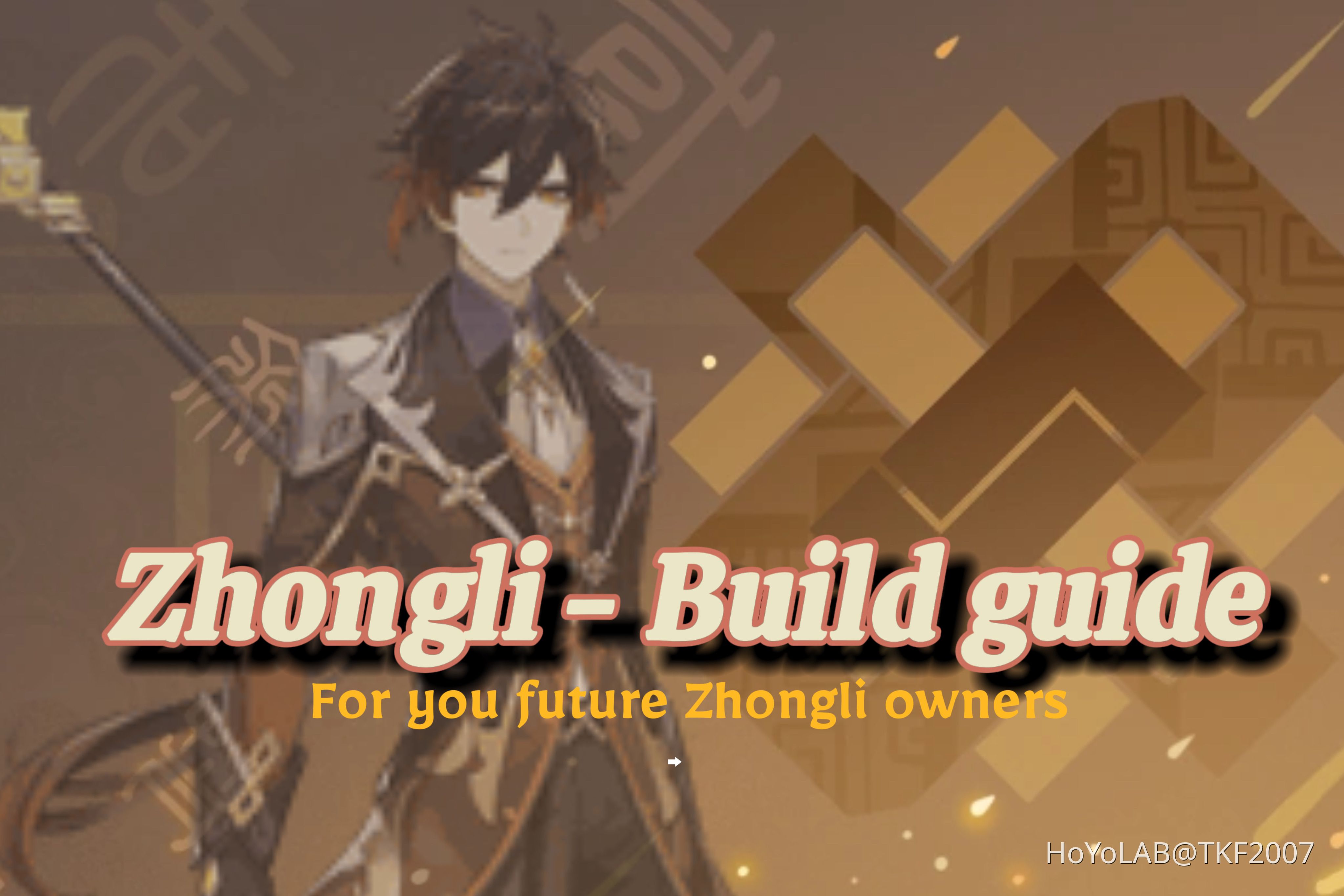 Zhongli Build guide Genshin Impact HoYoLAB