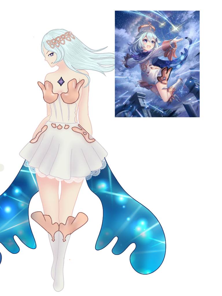 my design of paimon as a playable character Genshin Impact | HoYoLAB