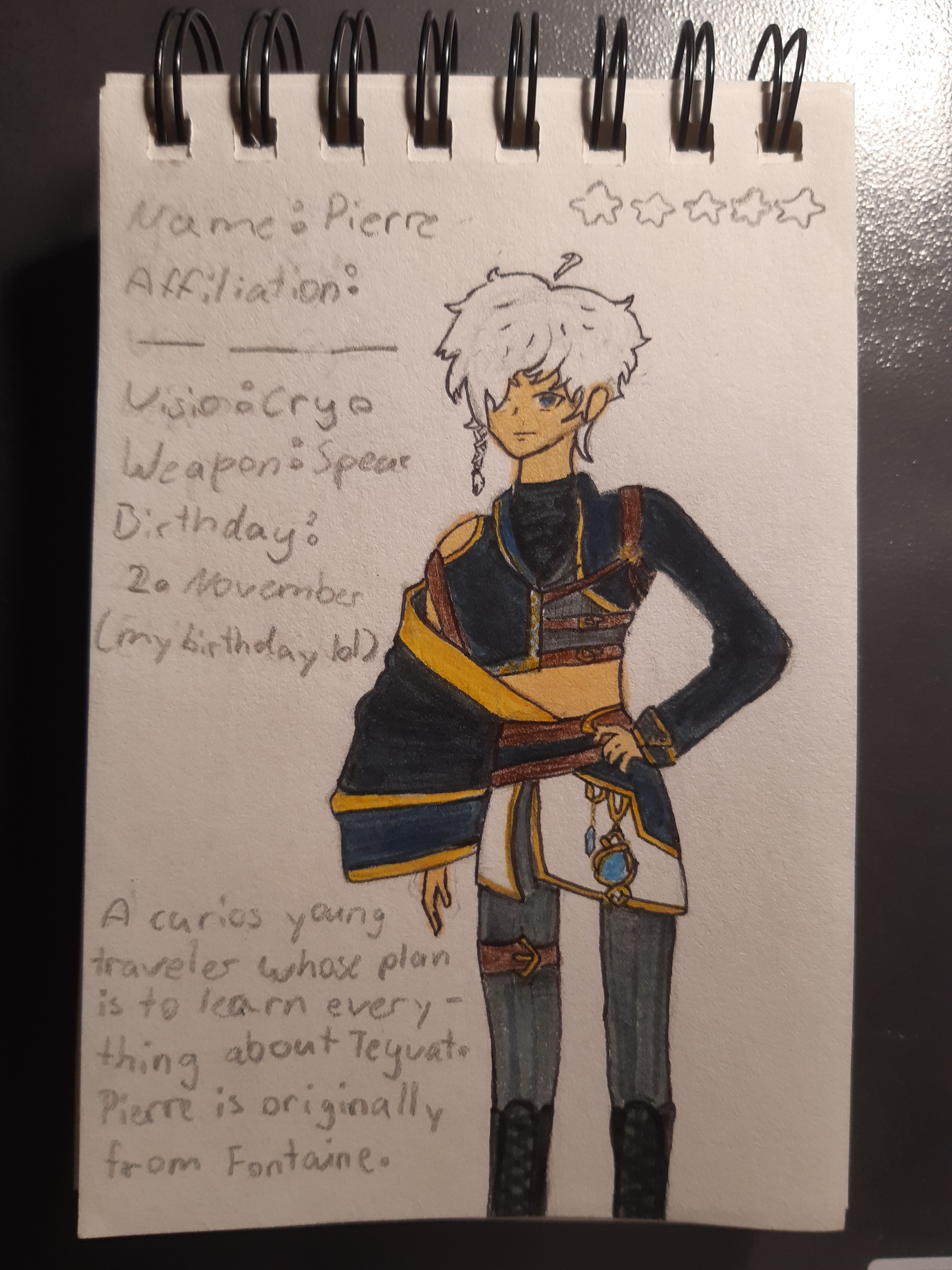My own genshin oc (: Genshin Impact | HoYoLAB