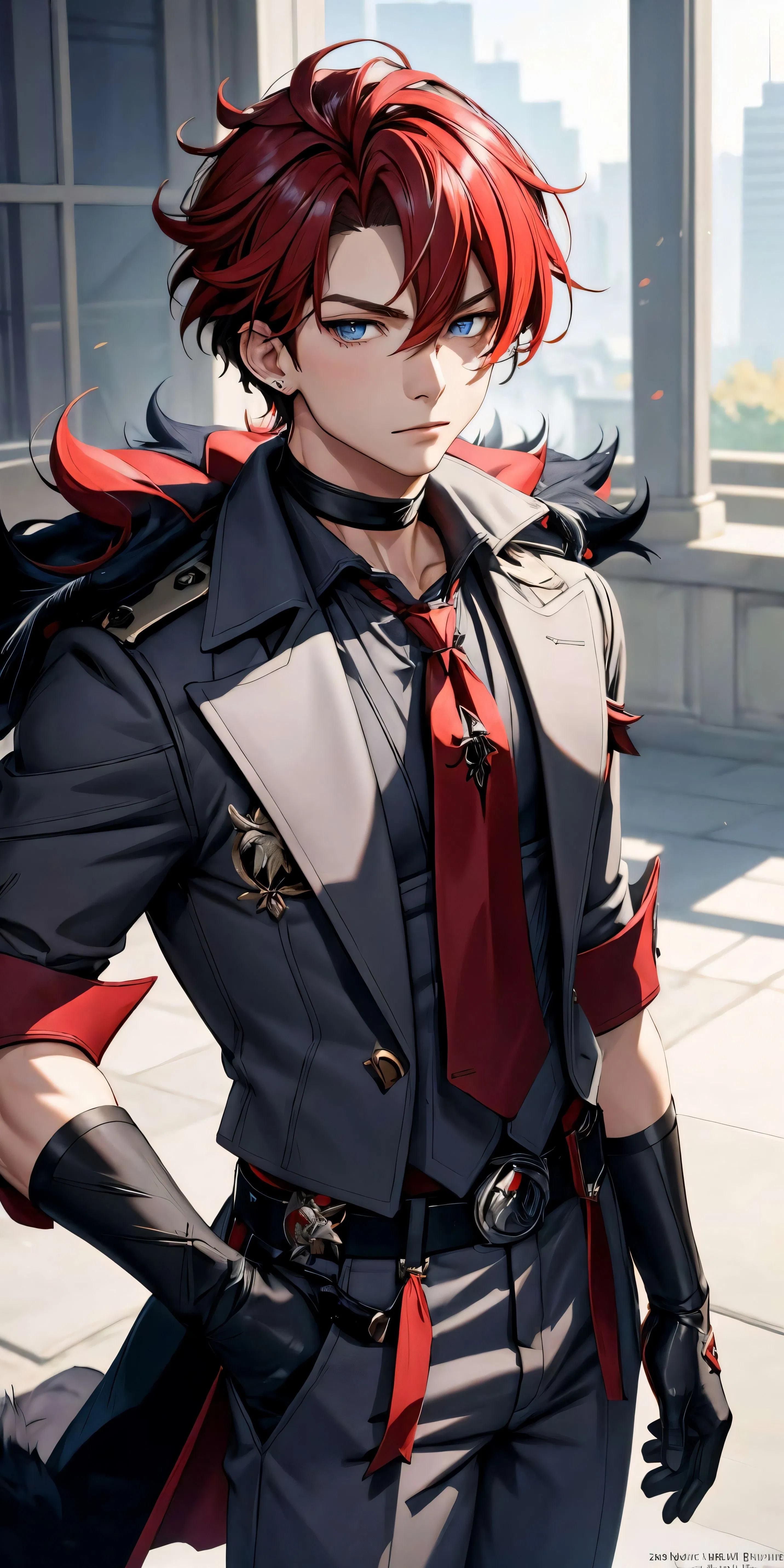 our cyro boy looks great in red to Genshin Impact | HoYoLAB