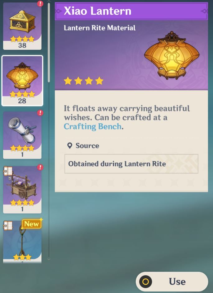 Xiao Lantern Genshin Impact HoYoLAB