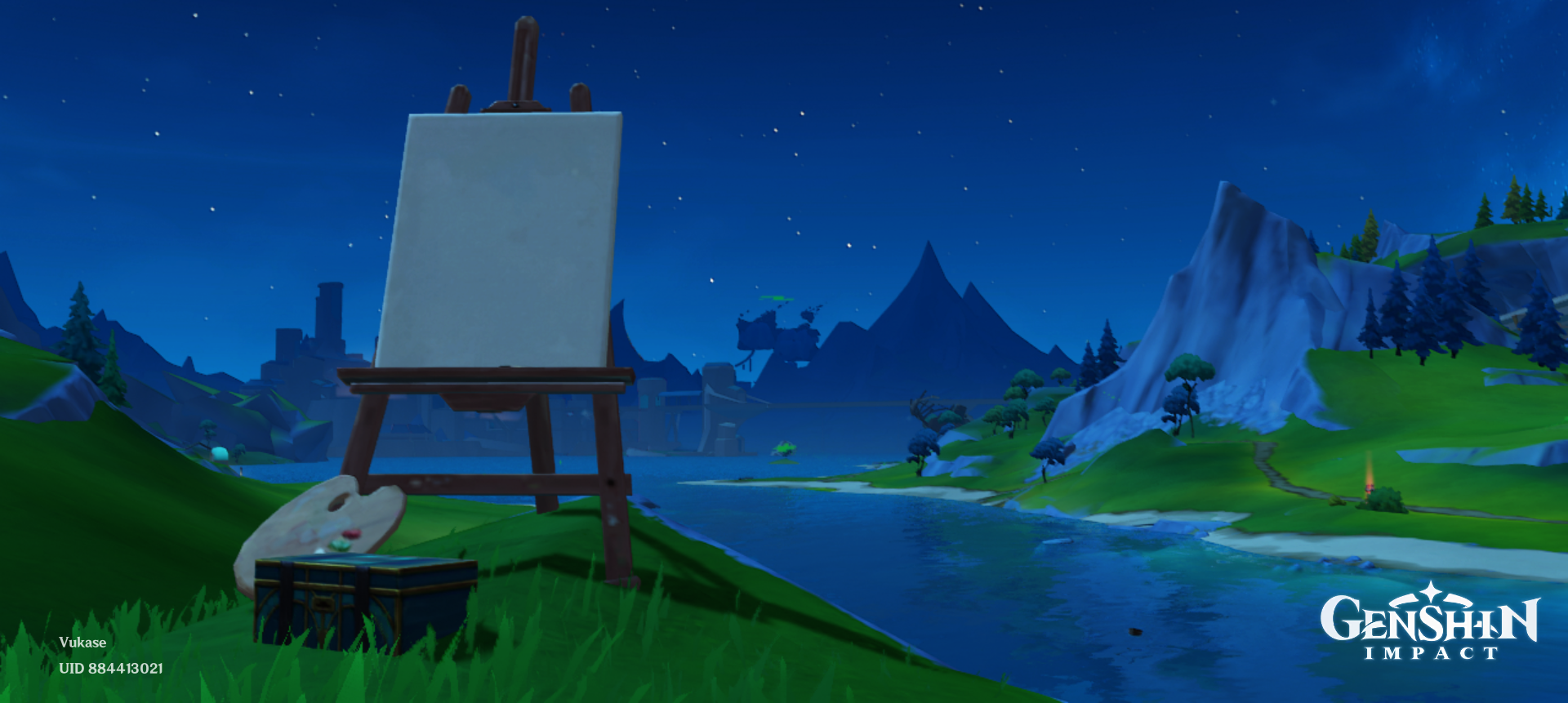 Painting Genshin Impact HoYoLAB