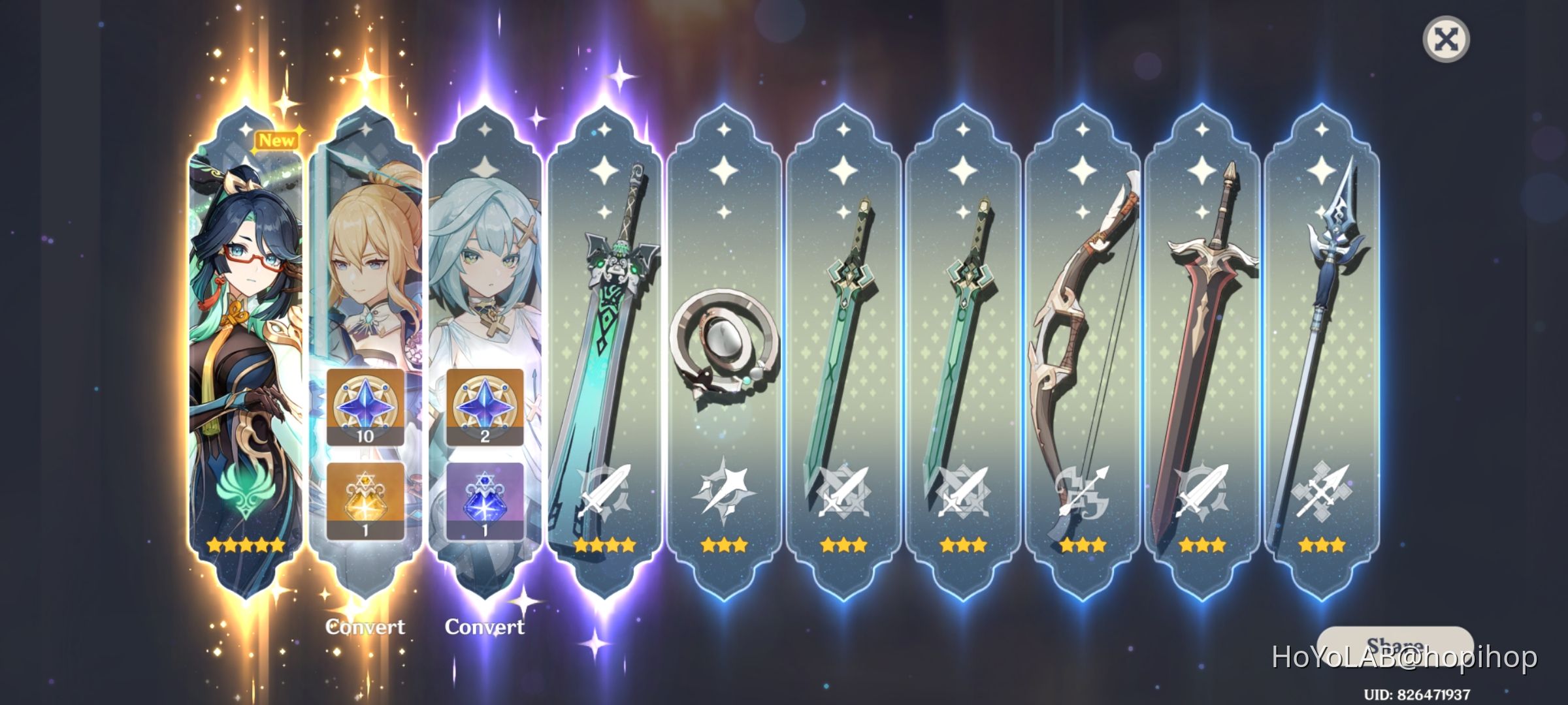 first time got double 5 star Genshin Impact | HoYoLAB