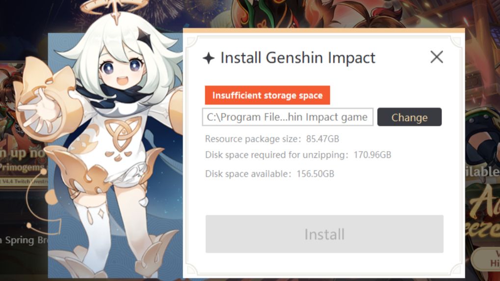 Downloading Genshin with limited space? Genshin Impact HoYoLAB