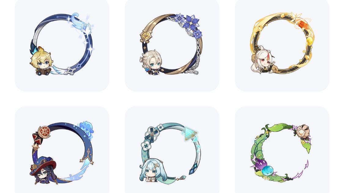 キャラクターフレームGETだ〜🥳 Genshin Impact HoYoLAB