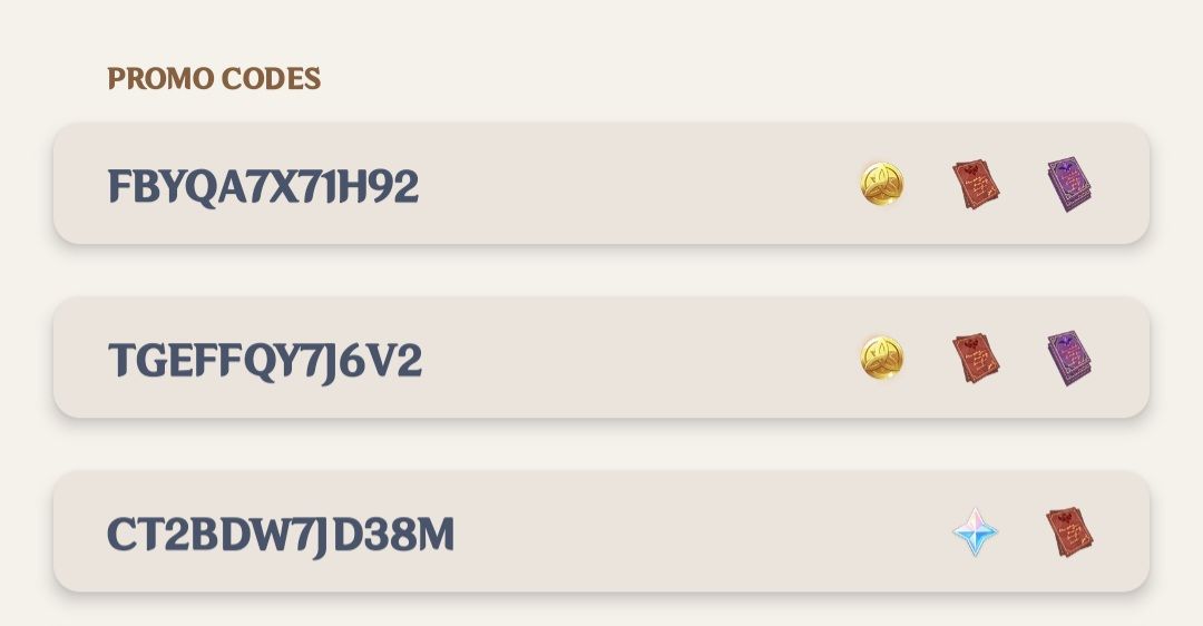 Reedem code Genshin Impact | HoYoLAB