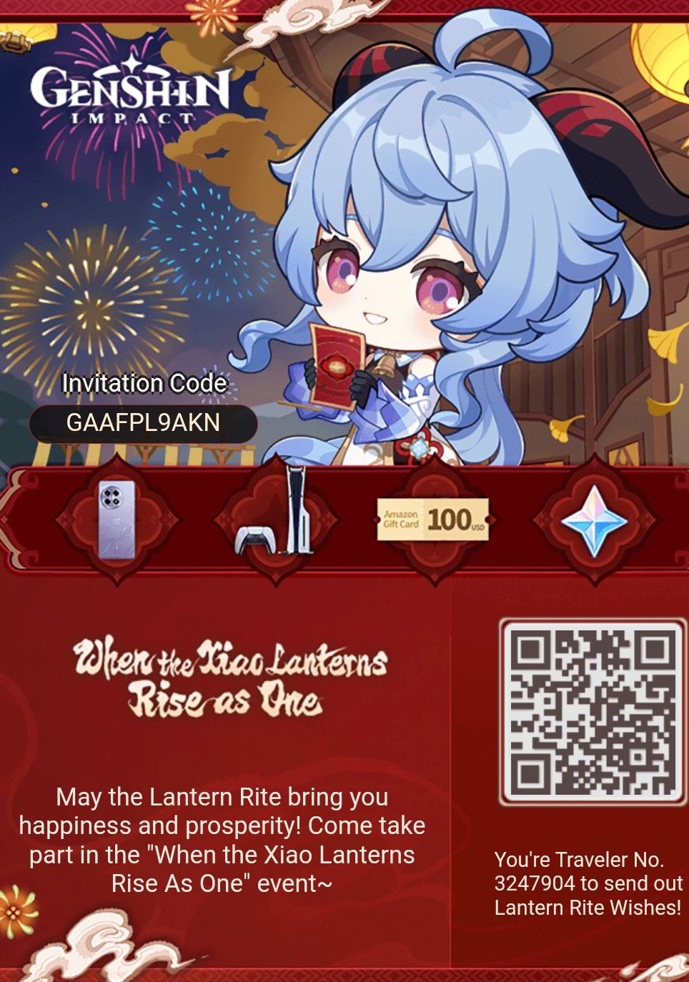 INVITE FRIENDS Genshin Impact HoYoLAB