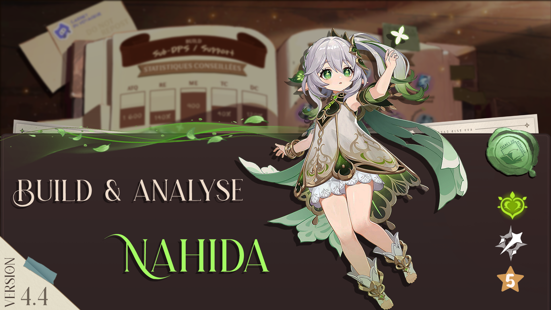 [Version 4.4] Nahida | Guide complet : Sub-DPS / Support Genshin Impact ...