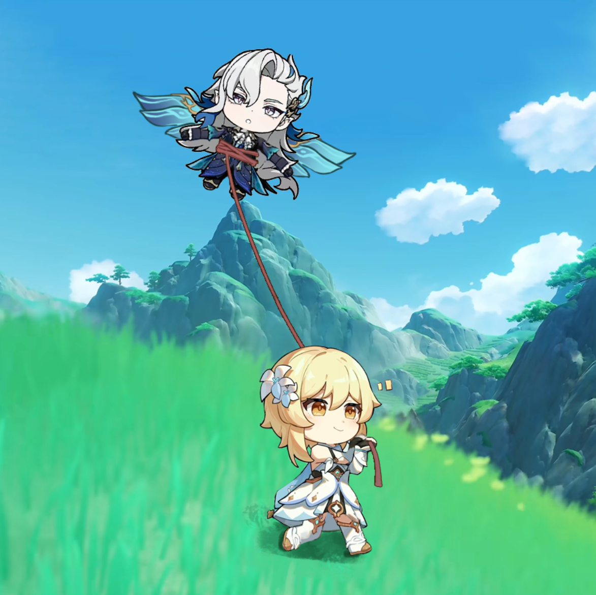 This is how you fly a kite! Genshin Impact HoYoLAB