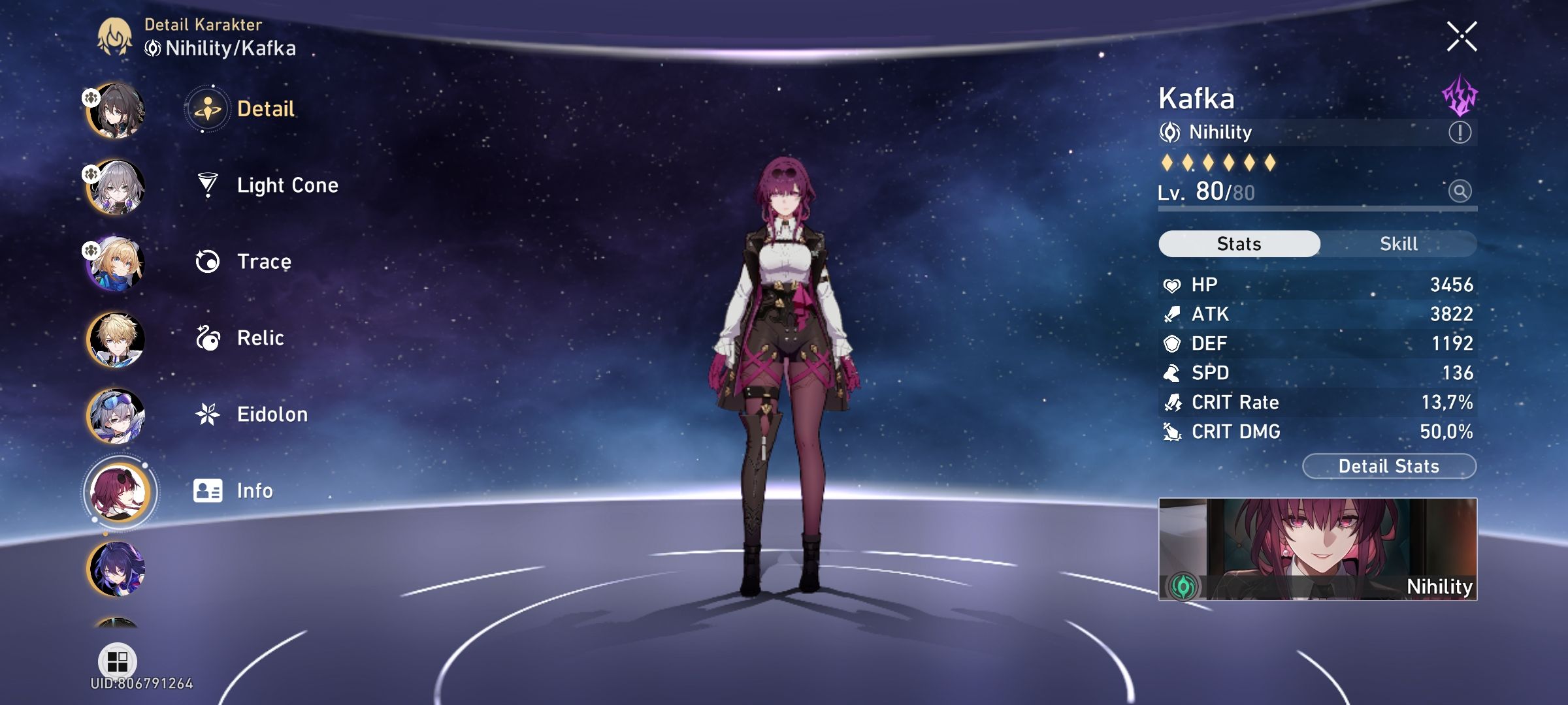 Hilarious Kafka HP In My Build Honkai Star Rail HoYoLAB hilarious-kafka-hp-in-my-build-honkai-star-rail-hoyolab