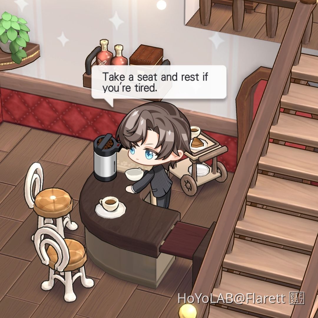 Artem being adorable in every lounge set Tears of Themis HoYoLAB