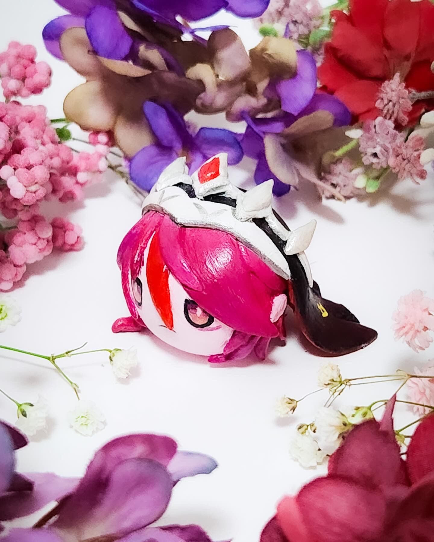 Rosaria but with rose coloured flowers this time genshin impact hoyolab