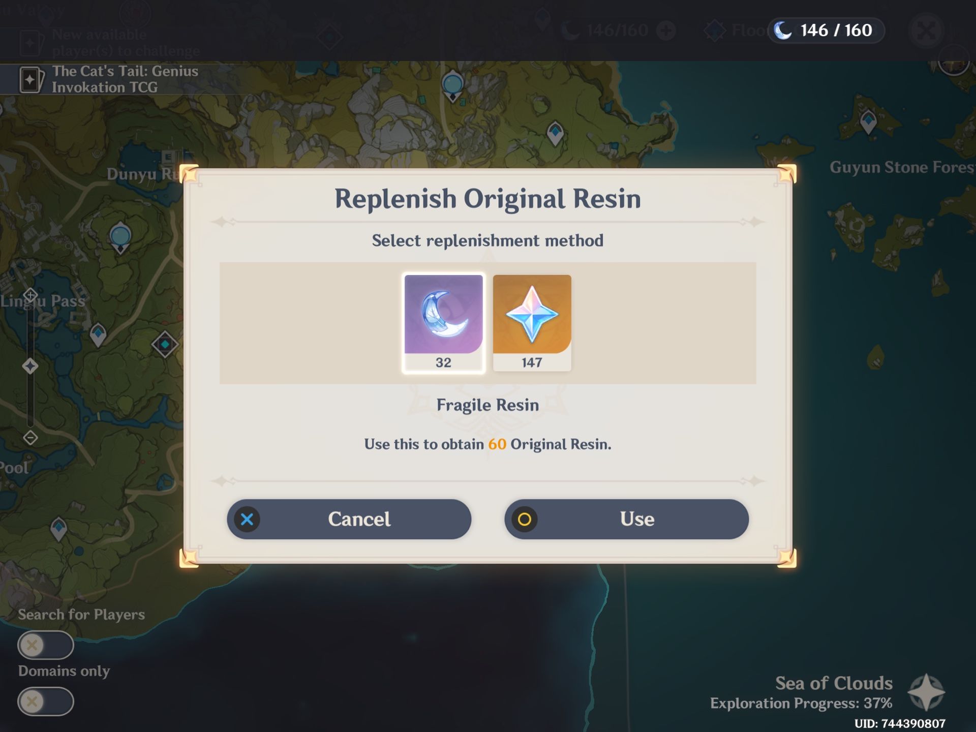 How many resins do you want yes Genshin Impact HoYoLAB