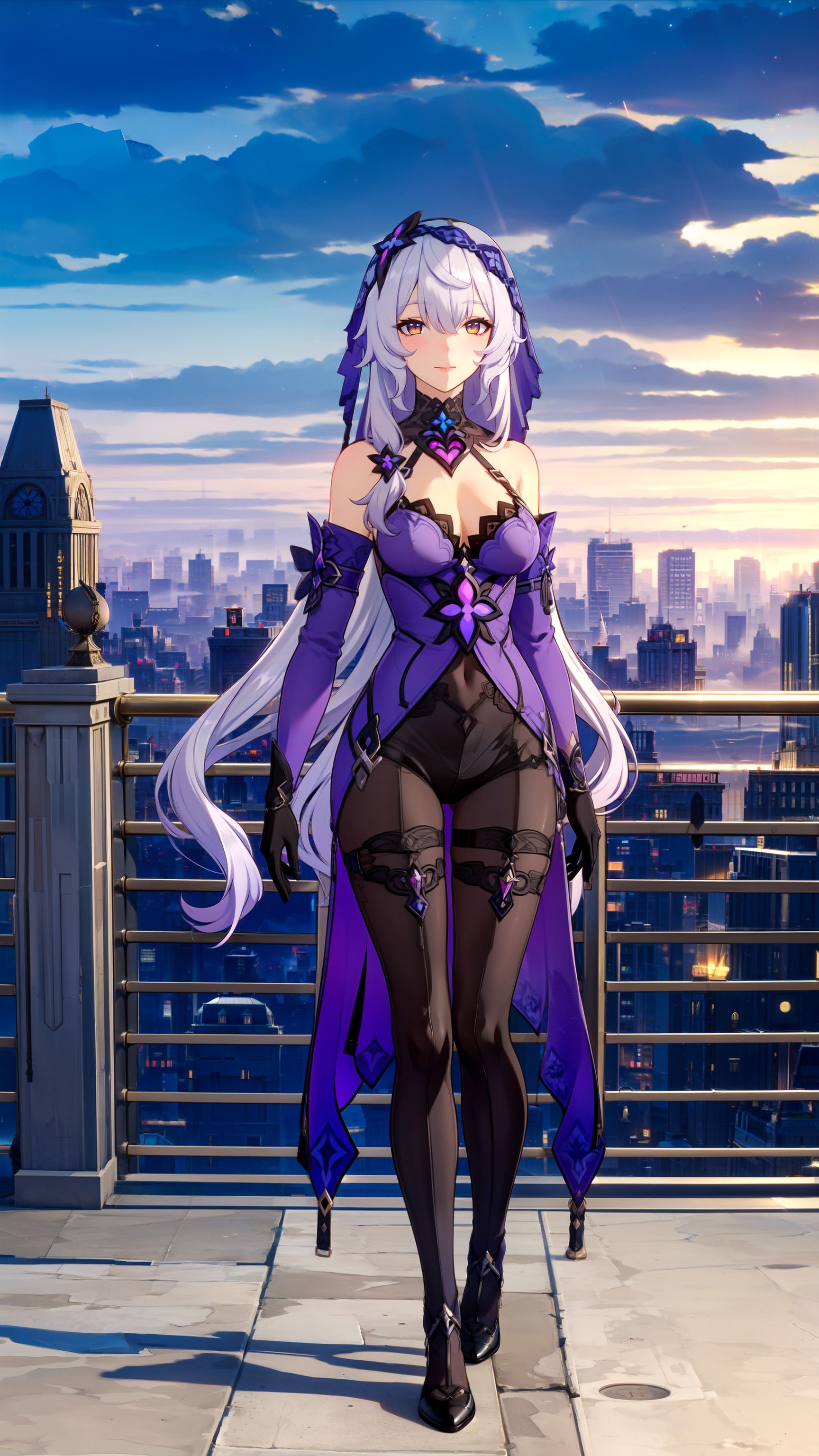 Black Swan on the Dream's Edge observation deck Honkai: Star Rail