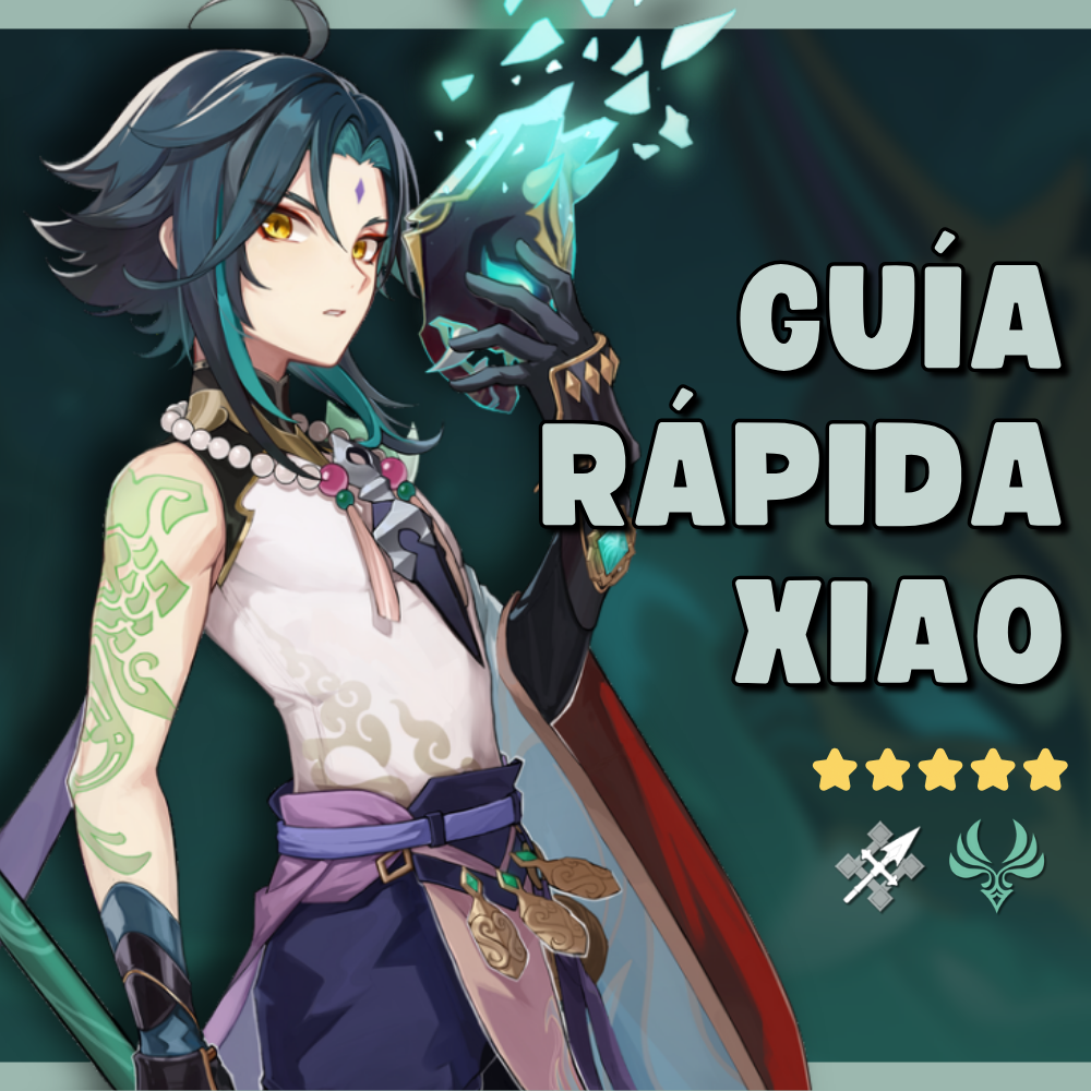 [4.4] Guía rápida de Xiao Materiales de ascensión, armas, artefactos