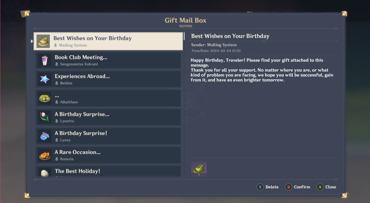 Traveler&rsquo;s birthday today&mldr; Genshin Impact | HoYoLAB