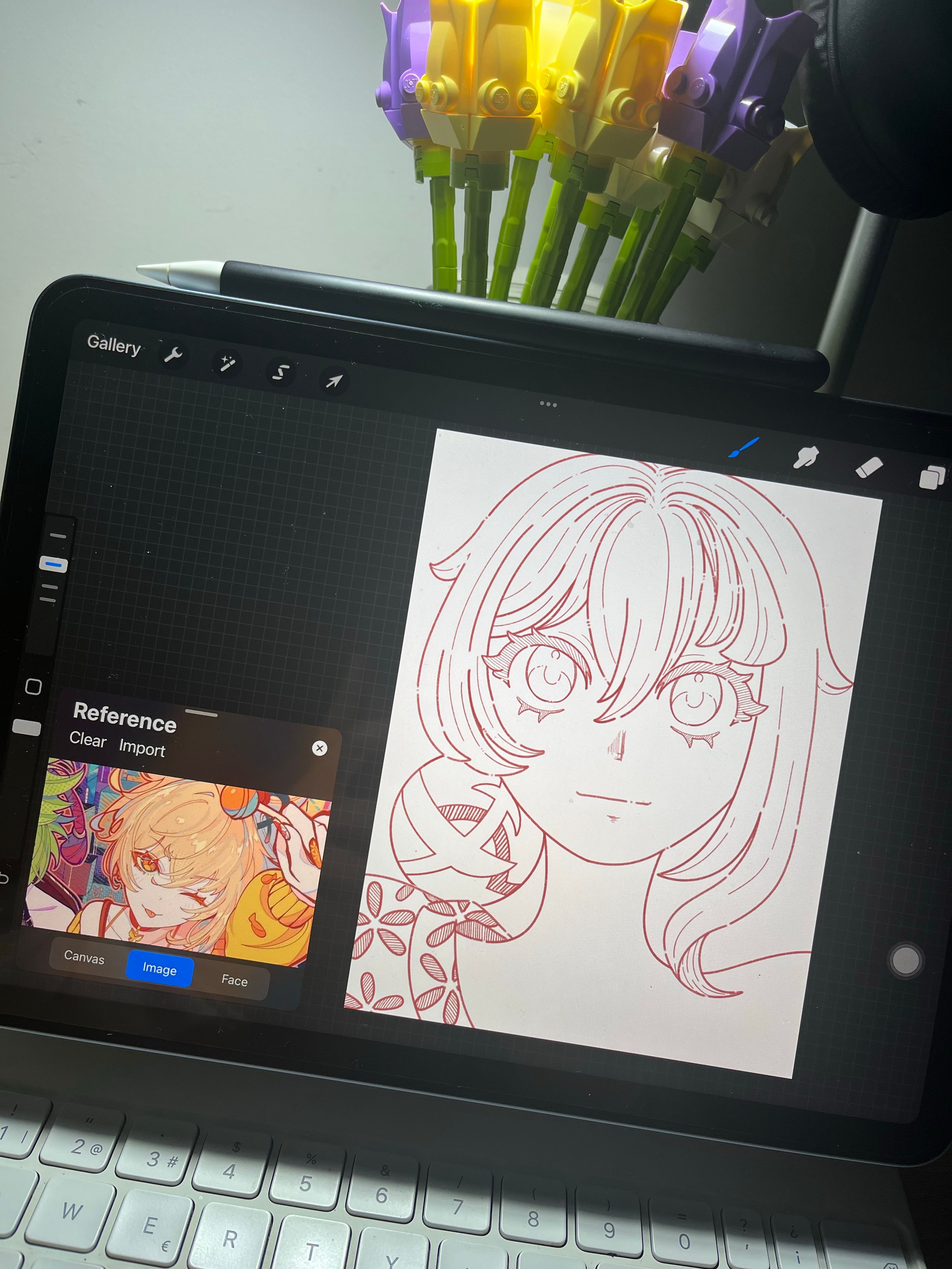 Currently working on a yoimiya drawing 🫶🏻 Genshin Impact | HoYoLAB