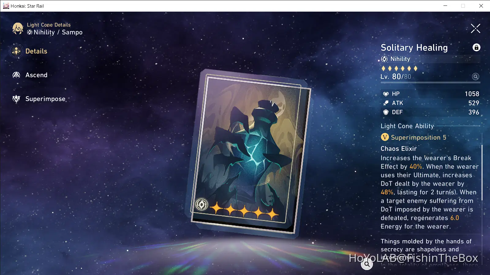 StarRail2.0 | Black Swan’s Arcana Effect and suggestion for Sub