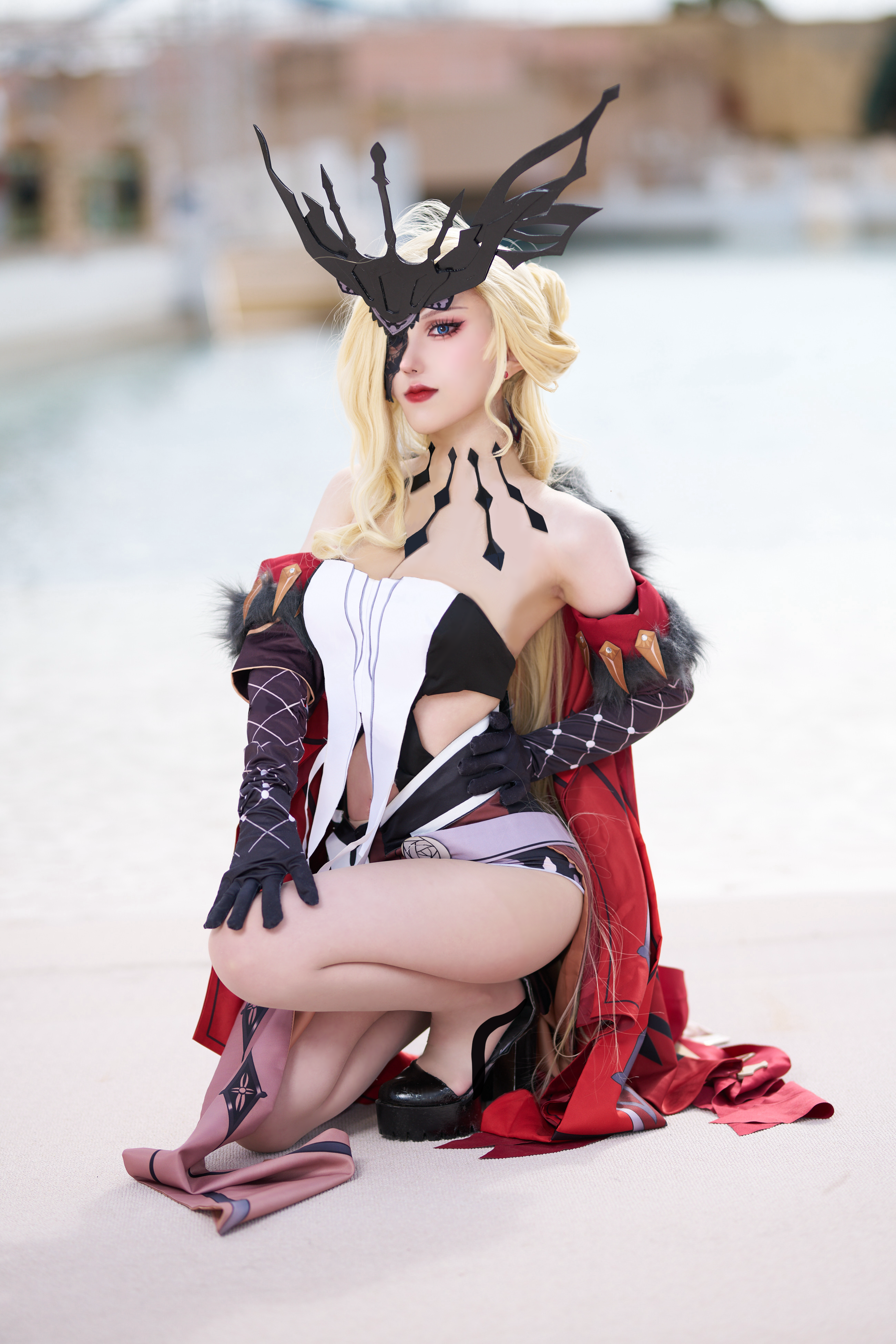 原神　淑女　シニョーラ　コスプレ 原神 Genshin スネージナヤ 愚人衆 ファトゥス 淑女-シニョーラ