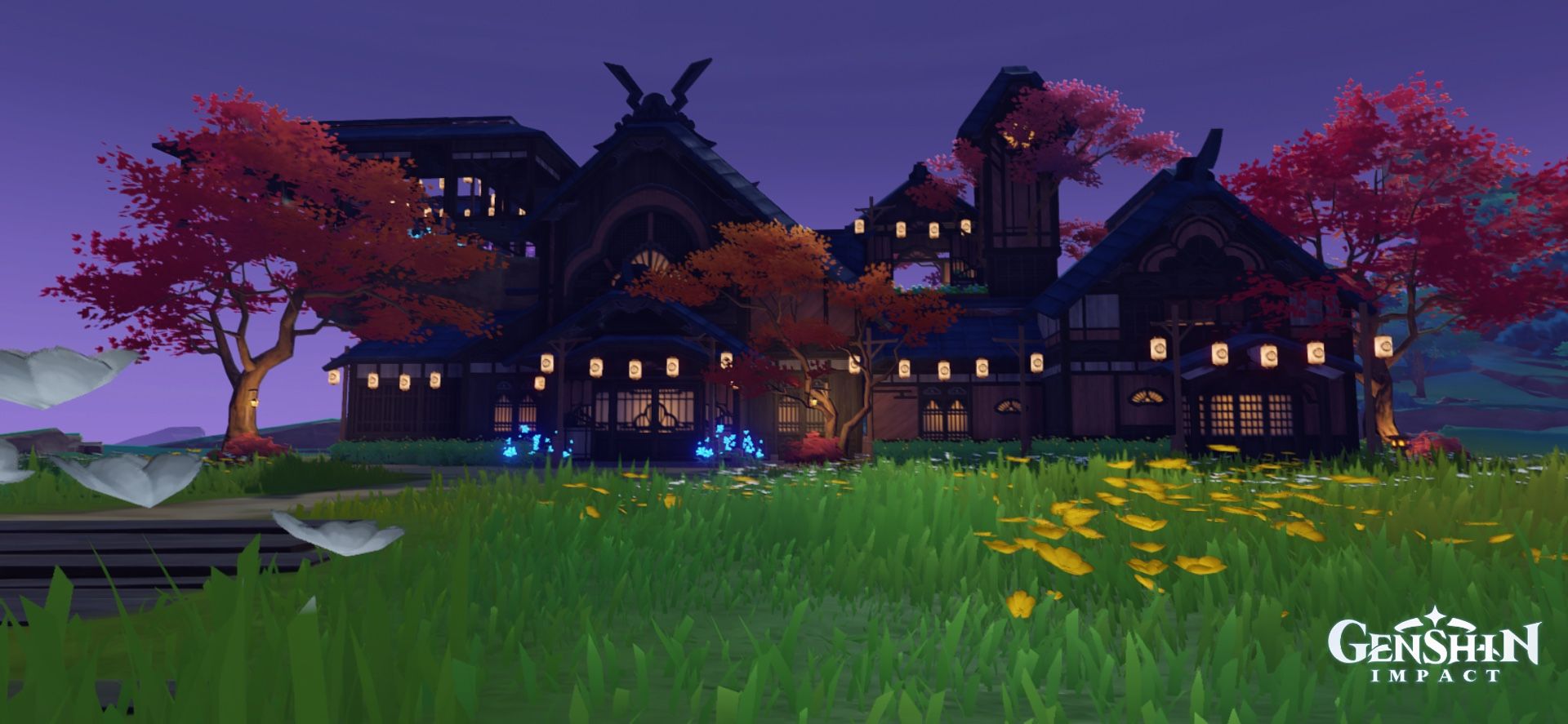 mansion of lanterns(inazuma main house exterior) Genshin Impact | HoYoLAB