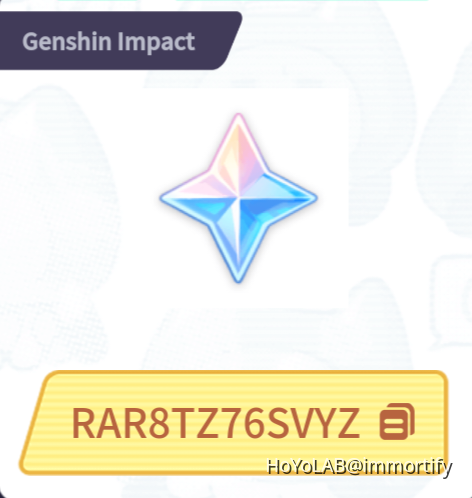 Primogems Code Genshin Impact | HoYoLAB