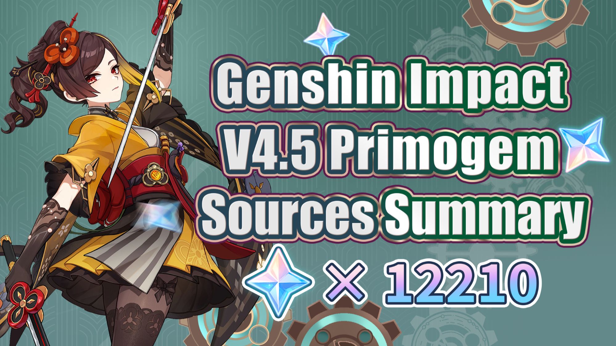 [V4.5] Genshin Impact V4.5 Primogem Sources Summary Genshin Impact ...