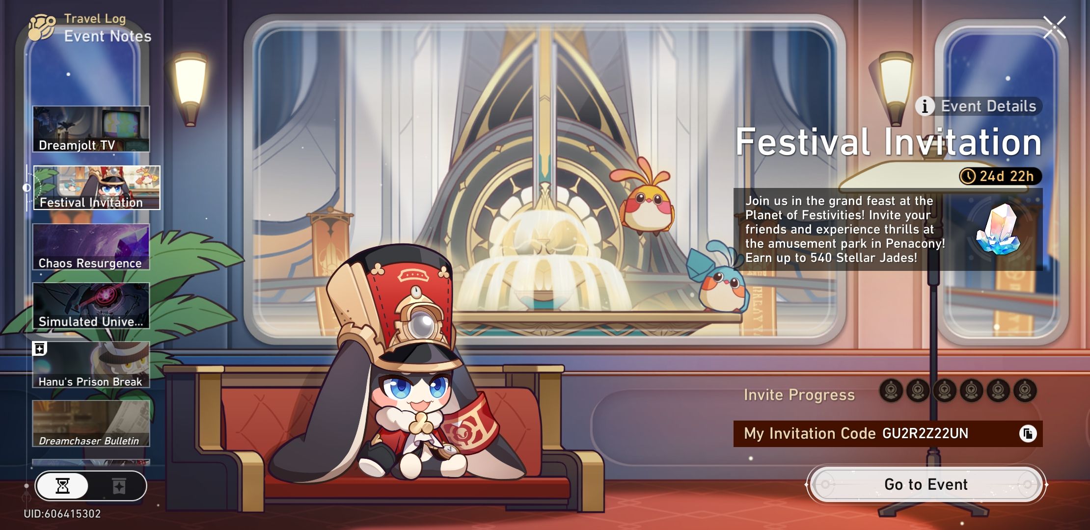 FESTIVAL INVITATION FOR STELLAR JADES! HSR Honkai: Star Rail | HoYoLAB