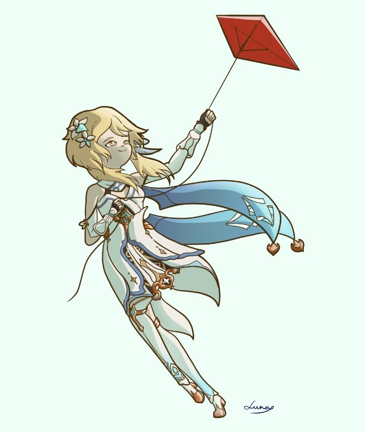 Lumine With A Kite Genshin Impact HoYoLAB Lumine With A Kite Genshin Impact HoYoLAB