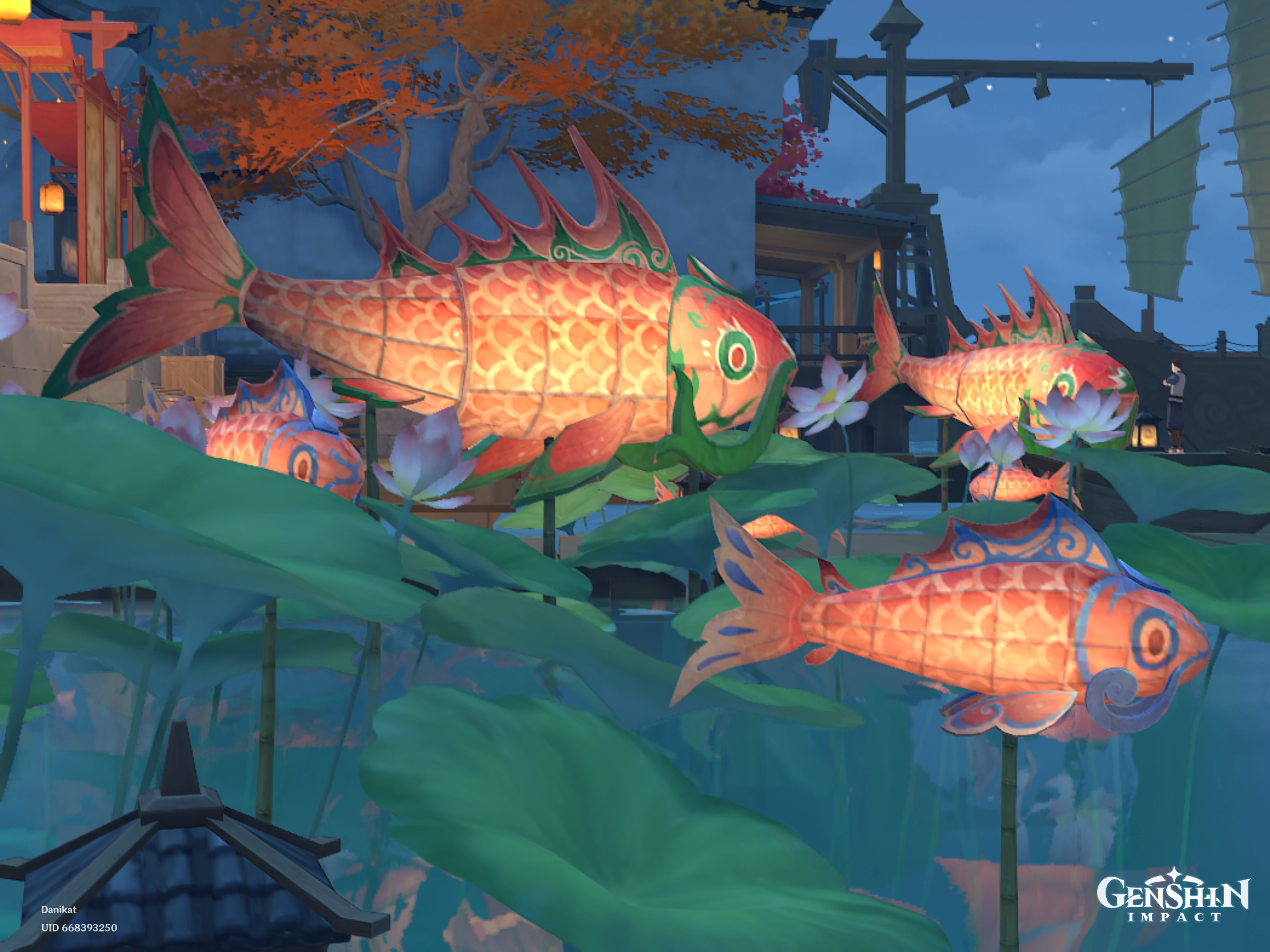 Koi fish lanterns Genshin Impact | HoYoLAB