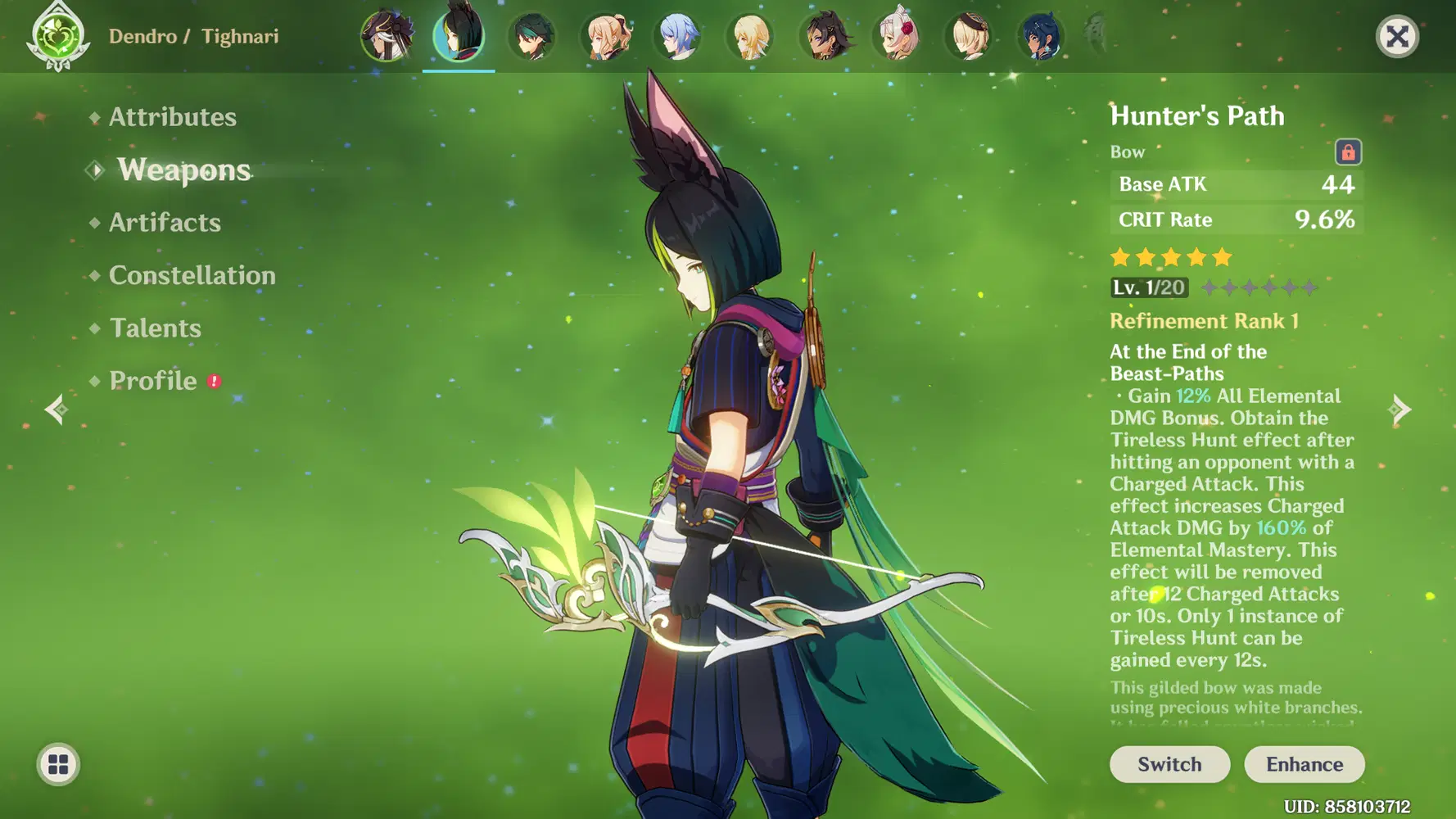 Тигнари билд. Тигнари статы. Коллей геншин. Гайд на тигнари артефакты. Гайд на коллеи геншин.