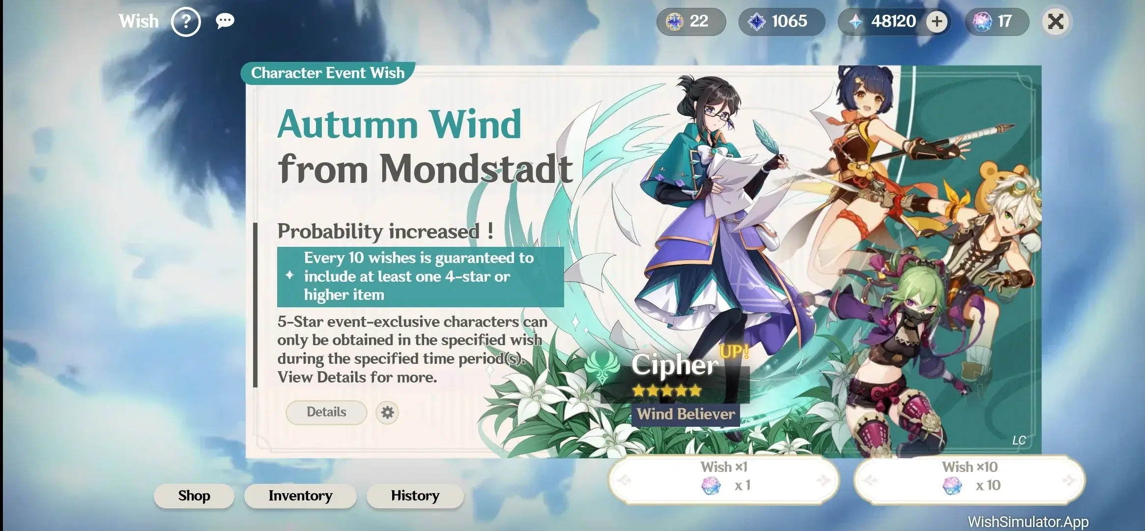 A website/app that lets you customize your own Genshin banner (plz