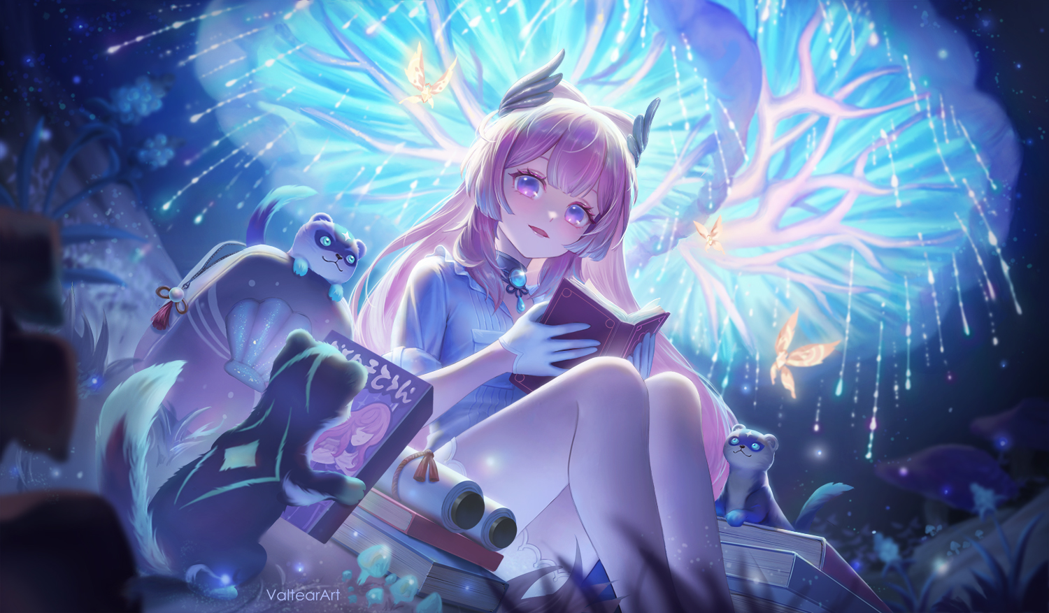 Discover the Perfect Reading Spot 📖🍄🐿️ Genshin Impact | HoYoLAB