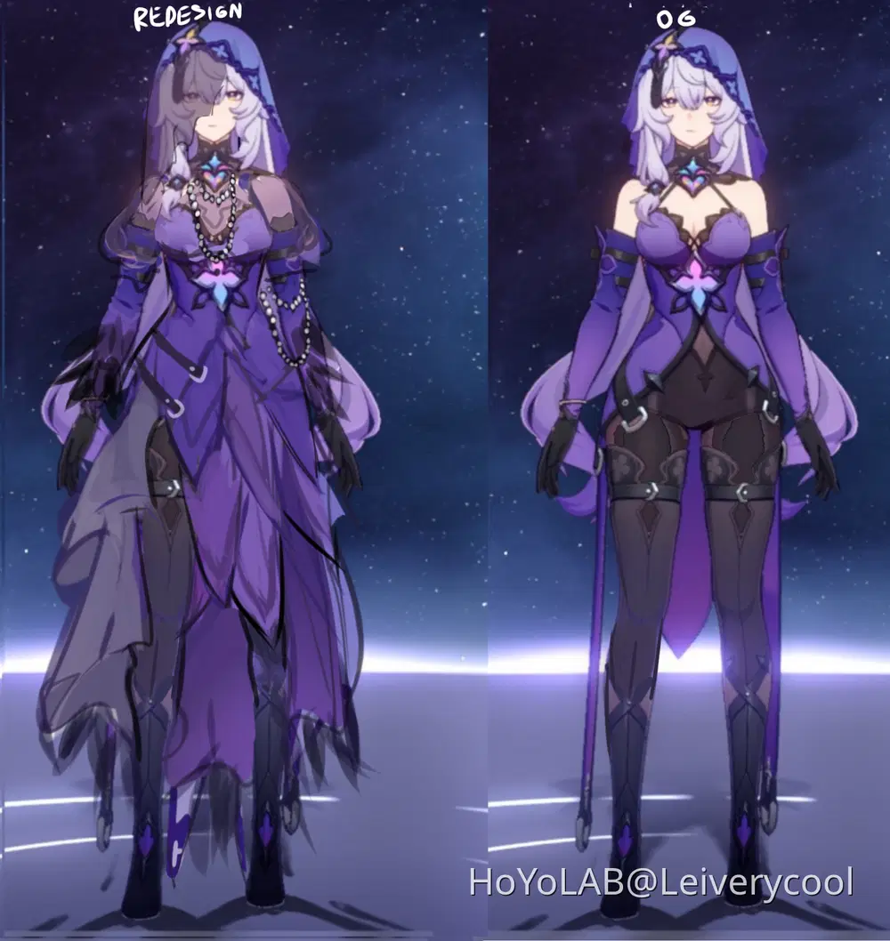 Black swan redesign !! edit?? idk man Honkai: Star Rail | HoYoLAB