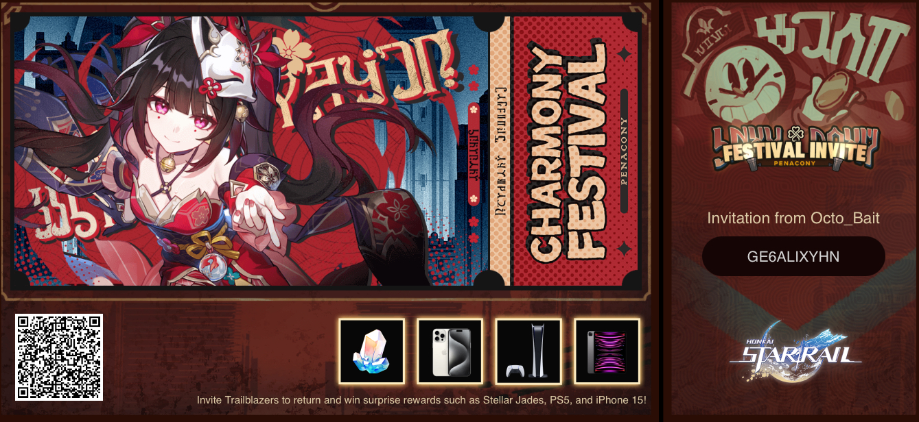 HSR: Festival Invitation Honkai: Star Rail | HoYoLAB
