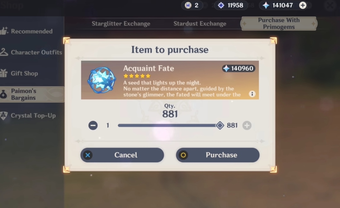 Is this enough for c6 5star genshin impact hoyolab