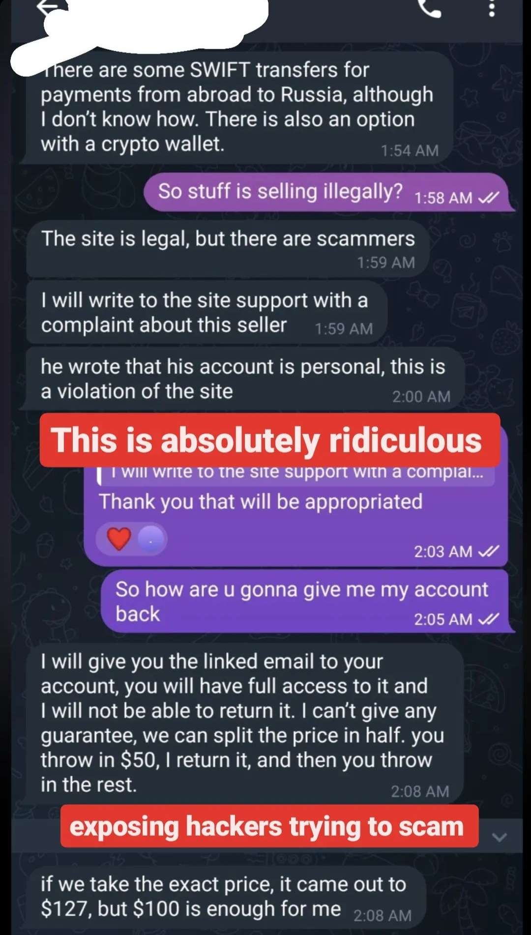 Hacked account. How do i proceed with getting my account back when it's