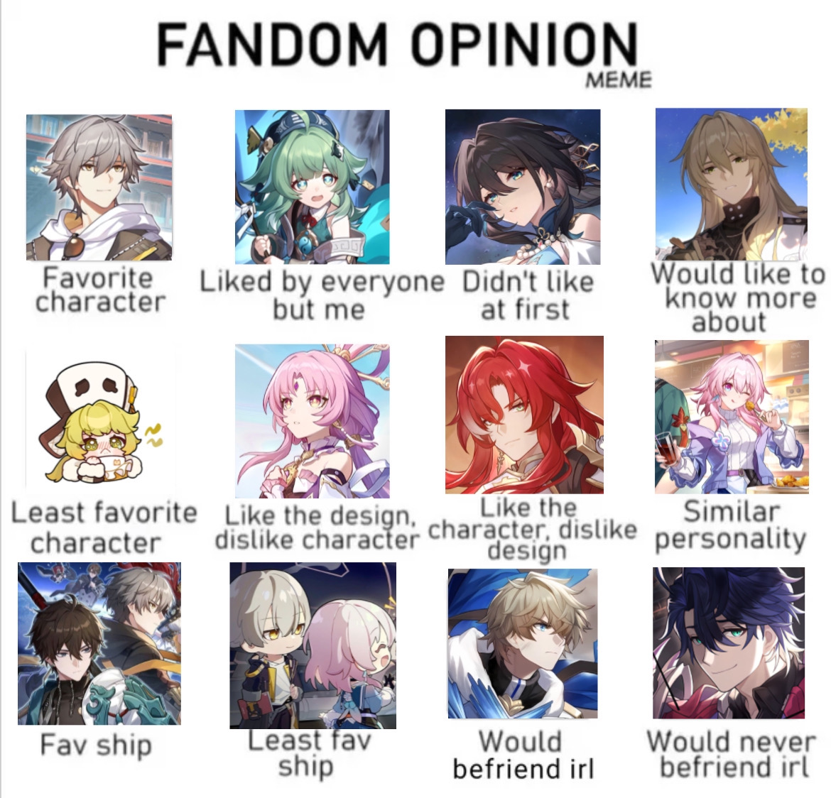 Hsr fandom opinions honkai star rail hoyolab