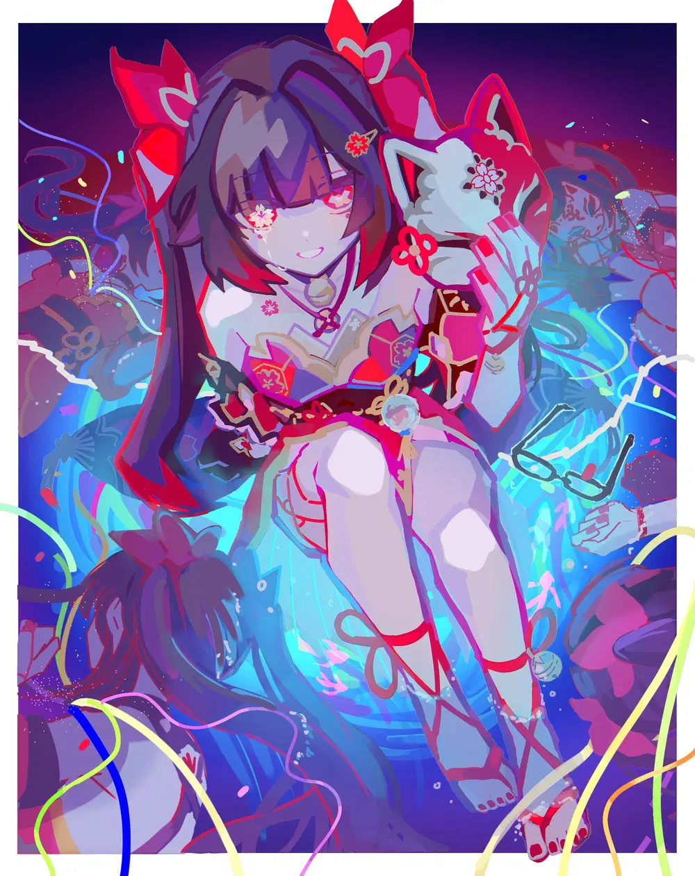 独り芝居 花火イラストコンテスト Honkai: Star Rail | HoYoLAB