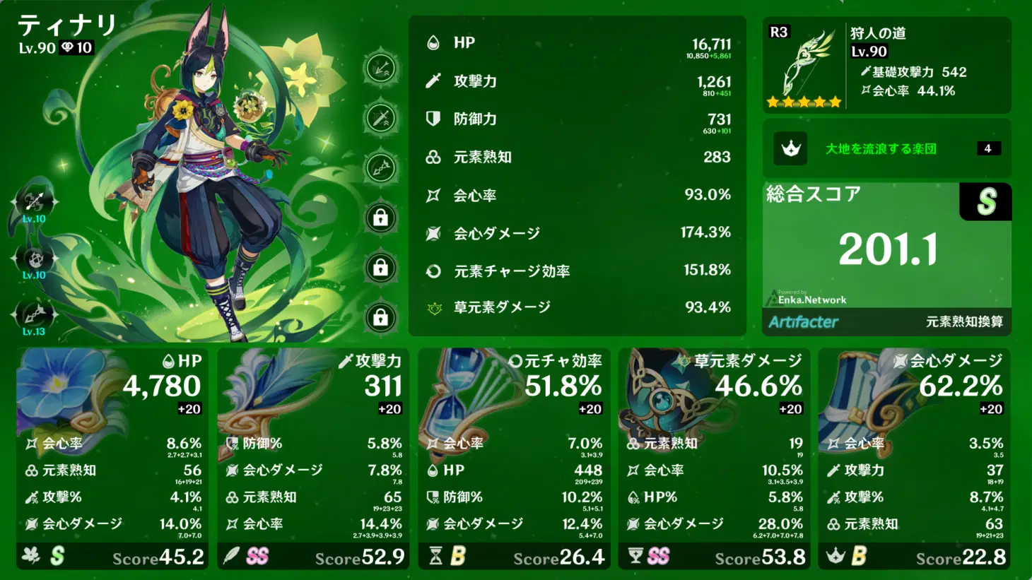 ティナリの時計を更新しました…（違うそうじゃない） Genshin Impact