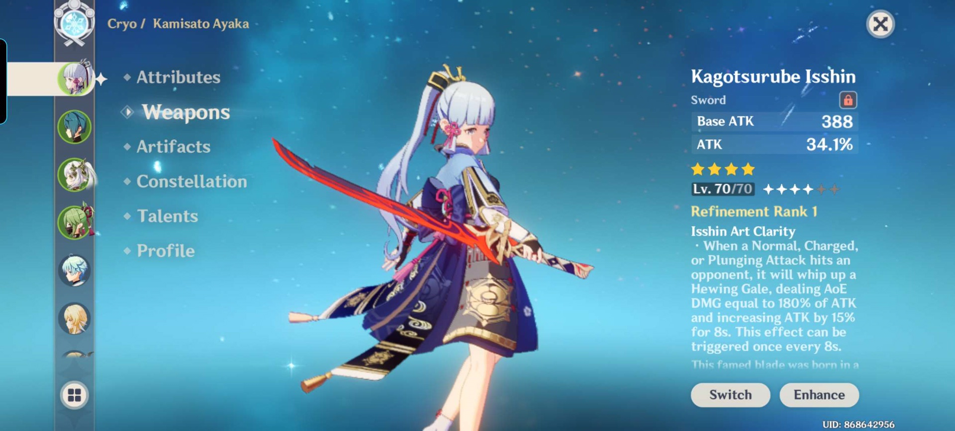 My Ayaka build 2023-2024 Genshin Impact | HoYoLAB