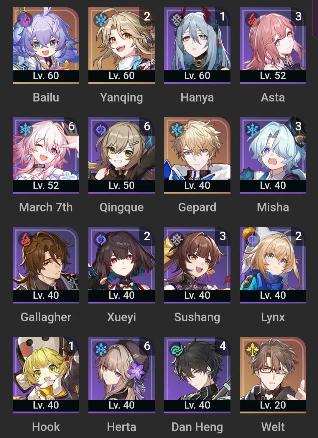 My character roster update v2 (03/30/24) Honkai: Star Rail | HoYoLAB