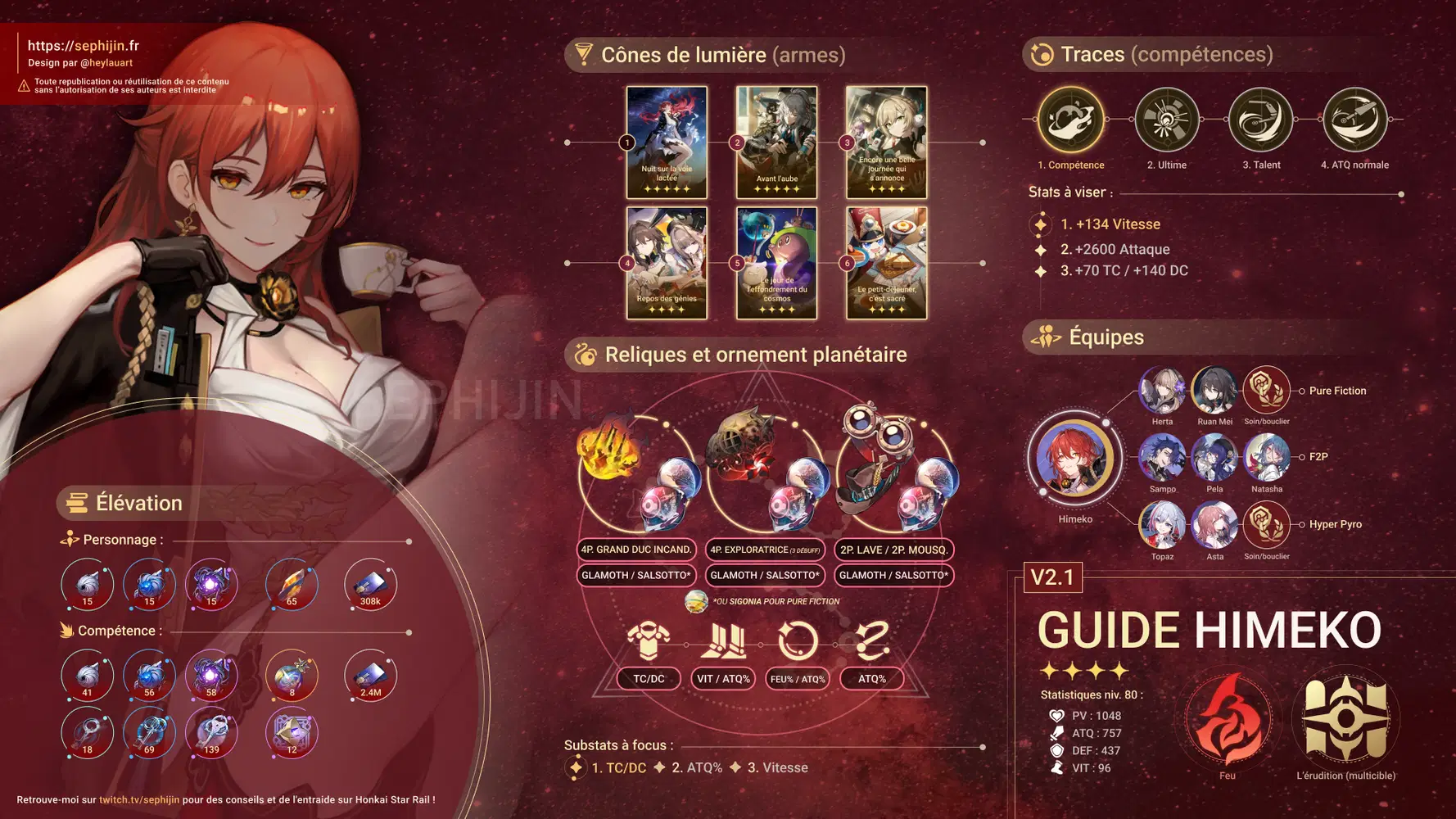 Star Rail 2.1] Guide Himeko Honkai: Star Rail | HoYoLAB