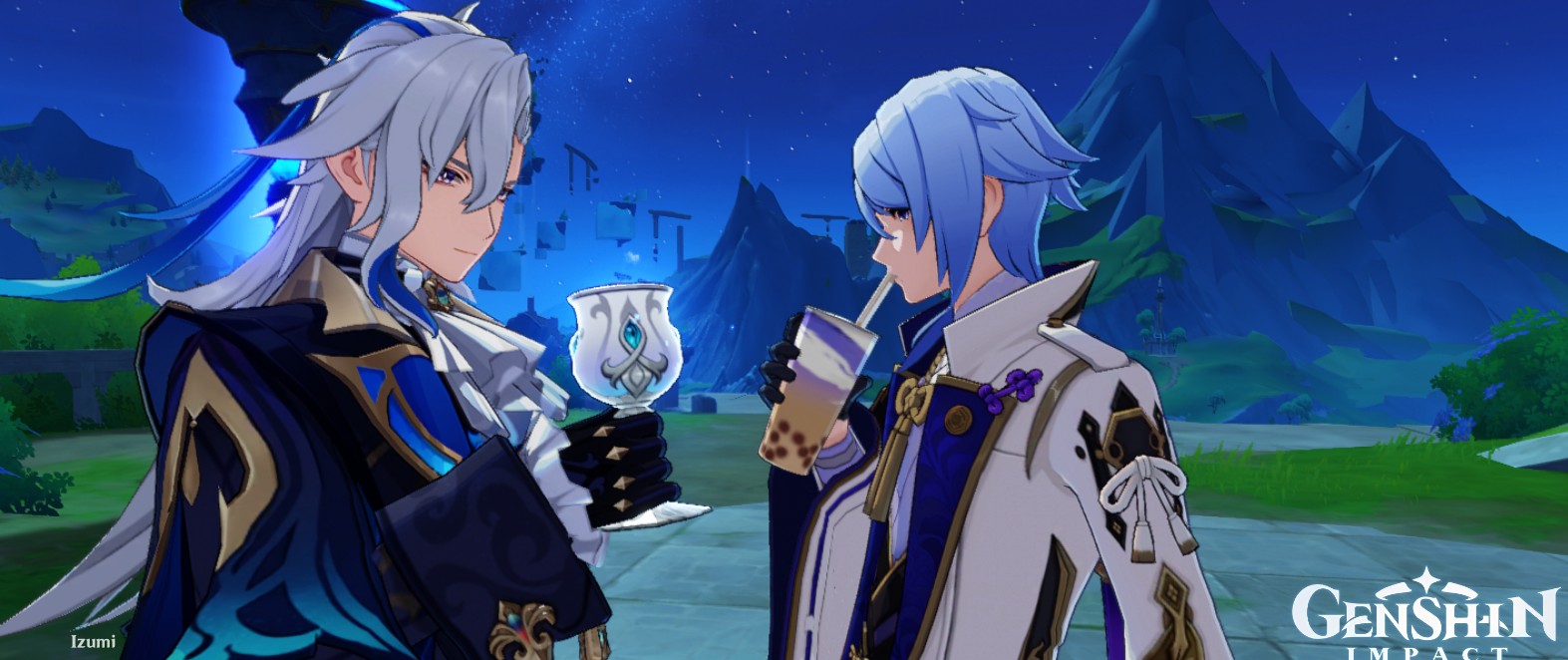 Just two hydro men chilling Genshin Impact | HoYoLAB