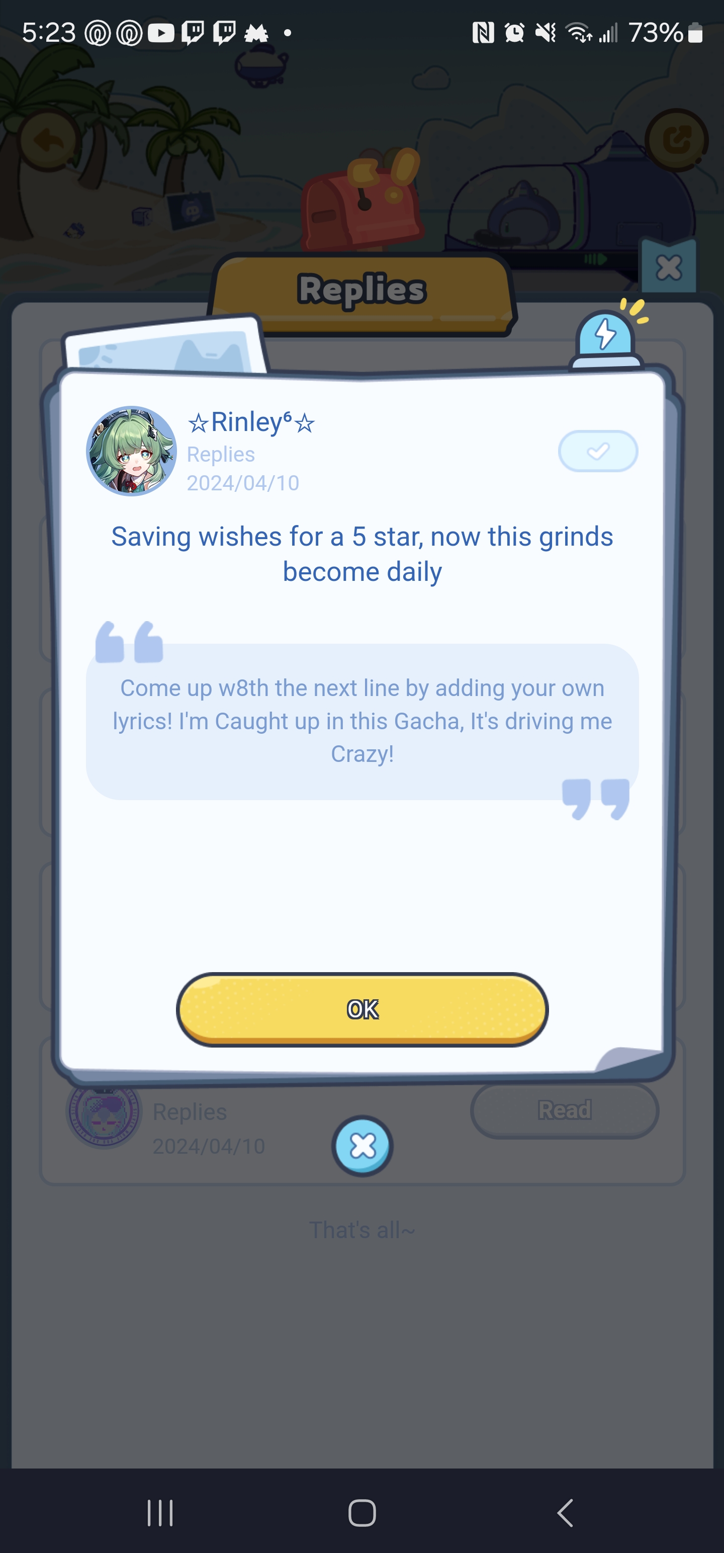 Who replied with the best line!? | HoYoLAB