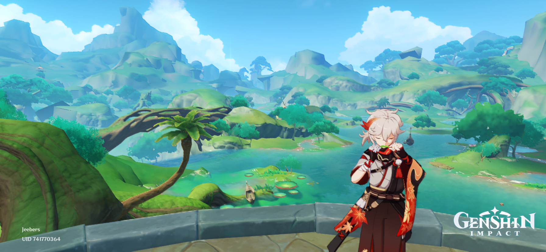 Enjoying the scenery with kazuha Genshin Impact | HoYoLAB
