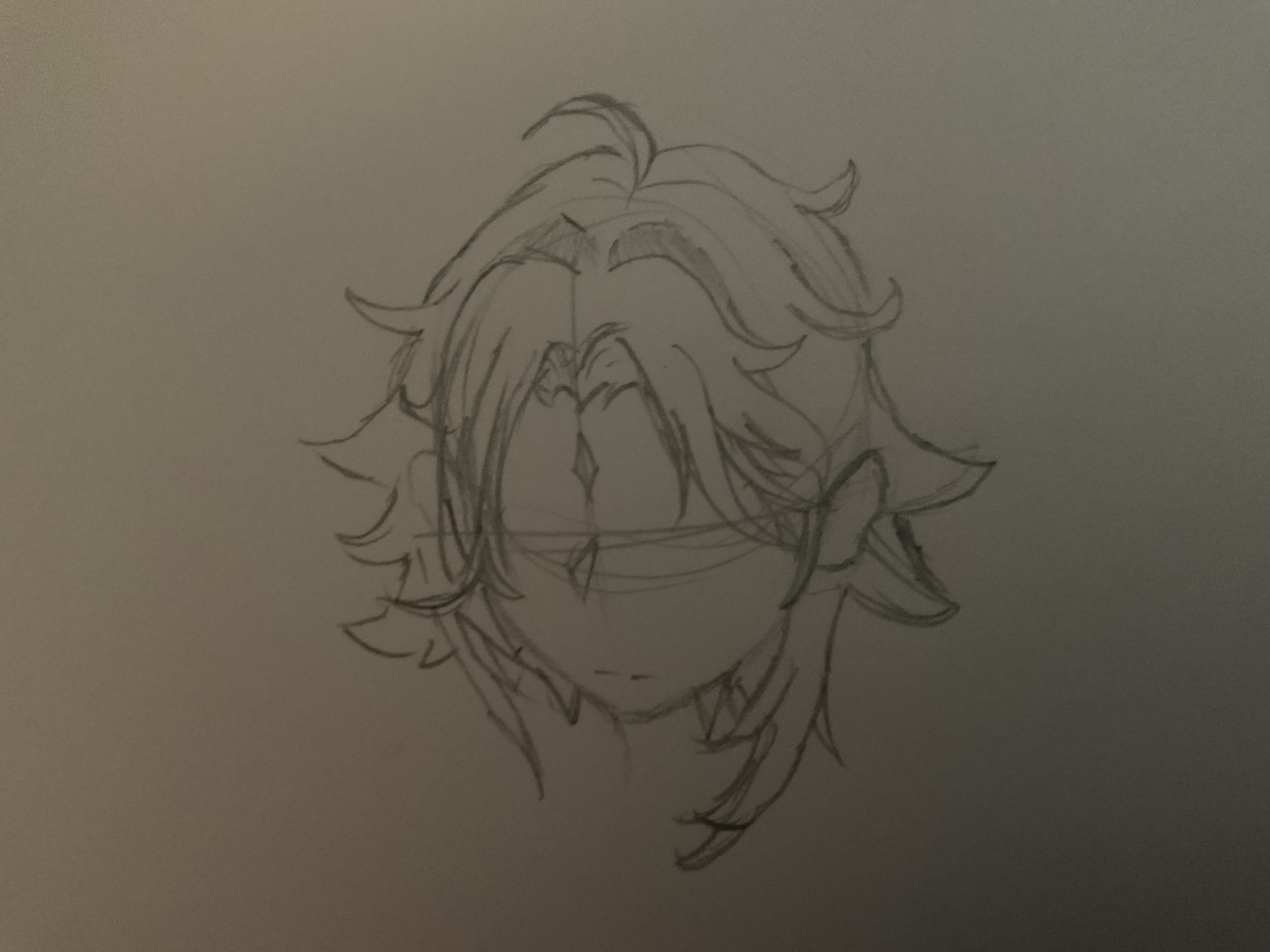 I tried to draw Xiao’s hair Genshin Impact HoYoLAB