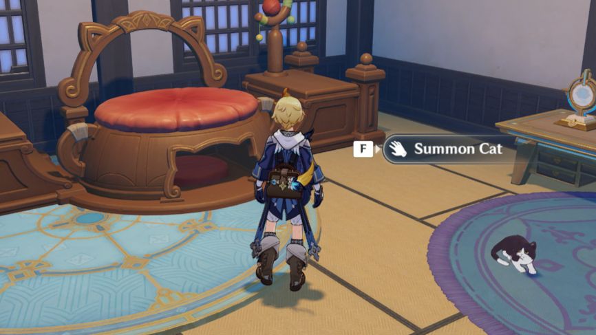 You Can Pet the Cats in the Serenitea Pot Now !! Genshin Impact | HoYoLAB