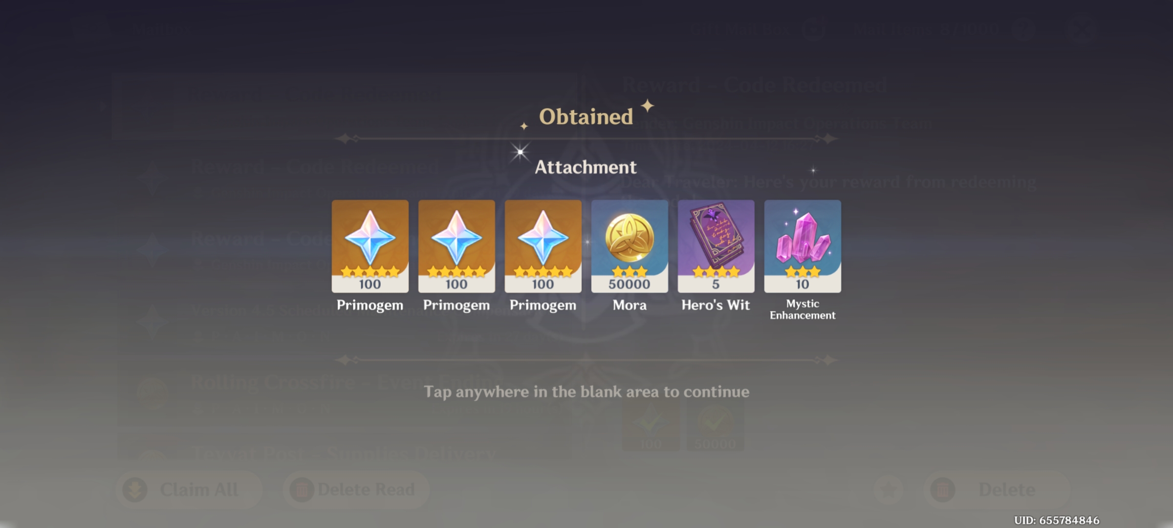 Redemption codes!! REDEEM NOW THEY EXPIRE TOMORROW!! Genshin Impact HoYoLAB