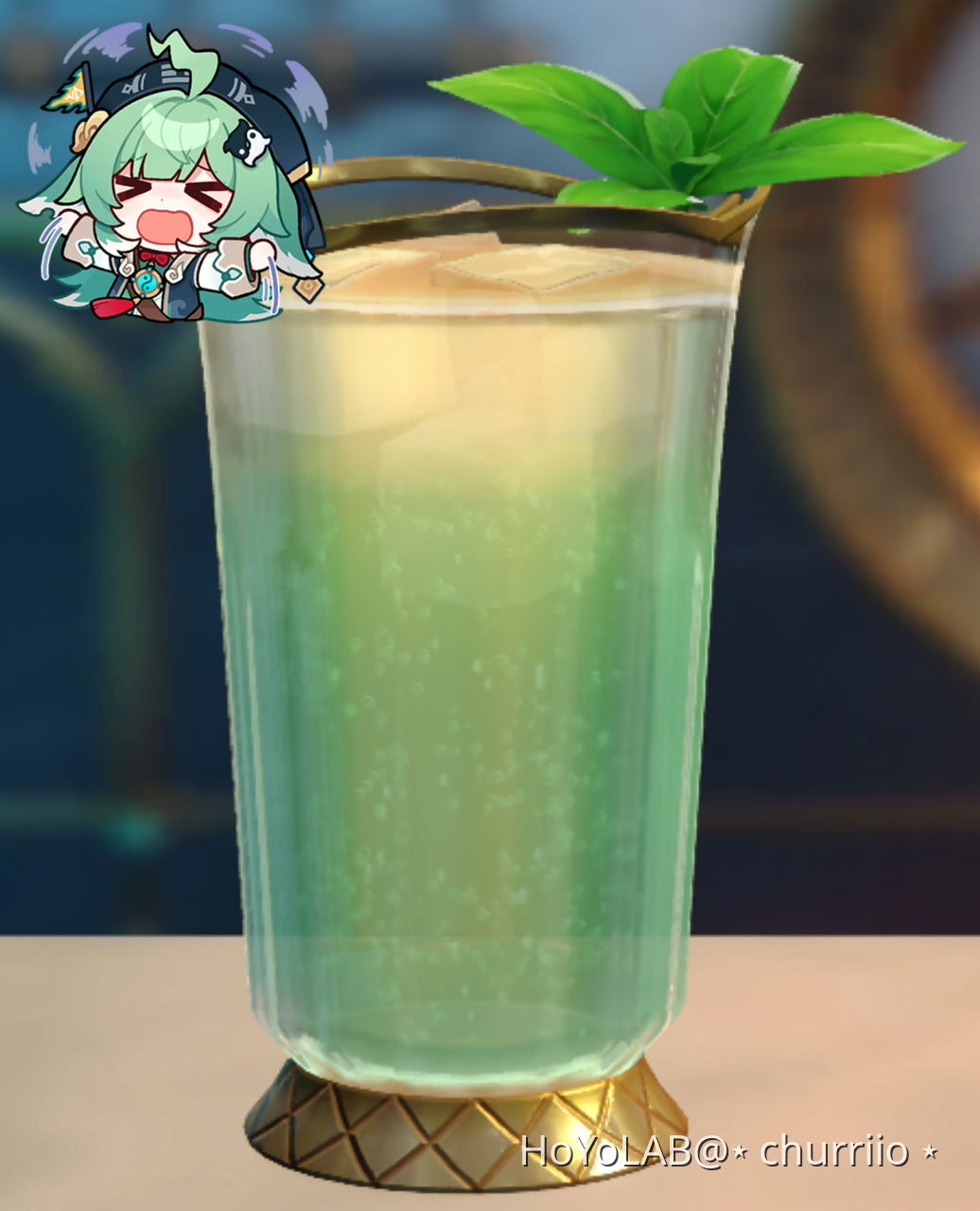 I tried to make drinks for some of my favourite characters! Honkai ...