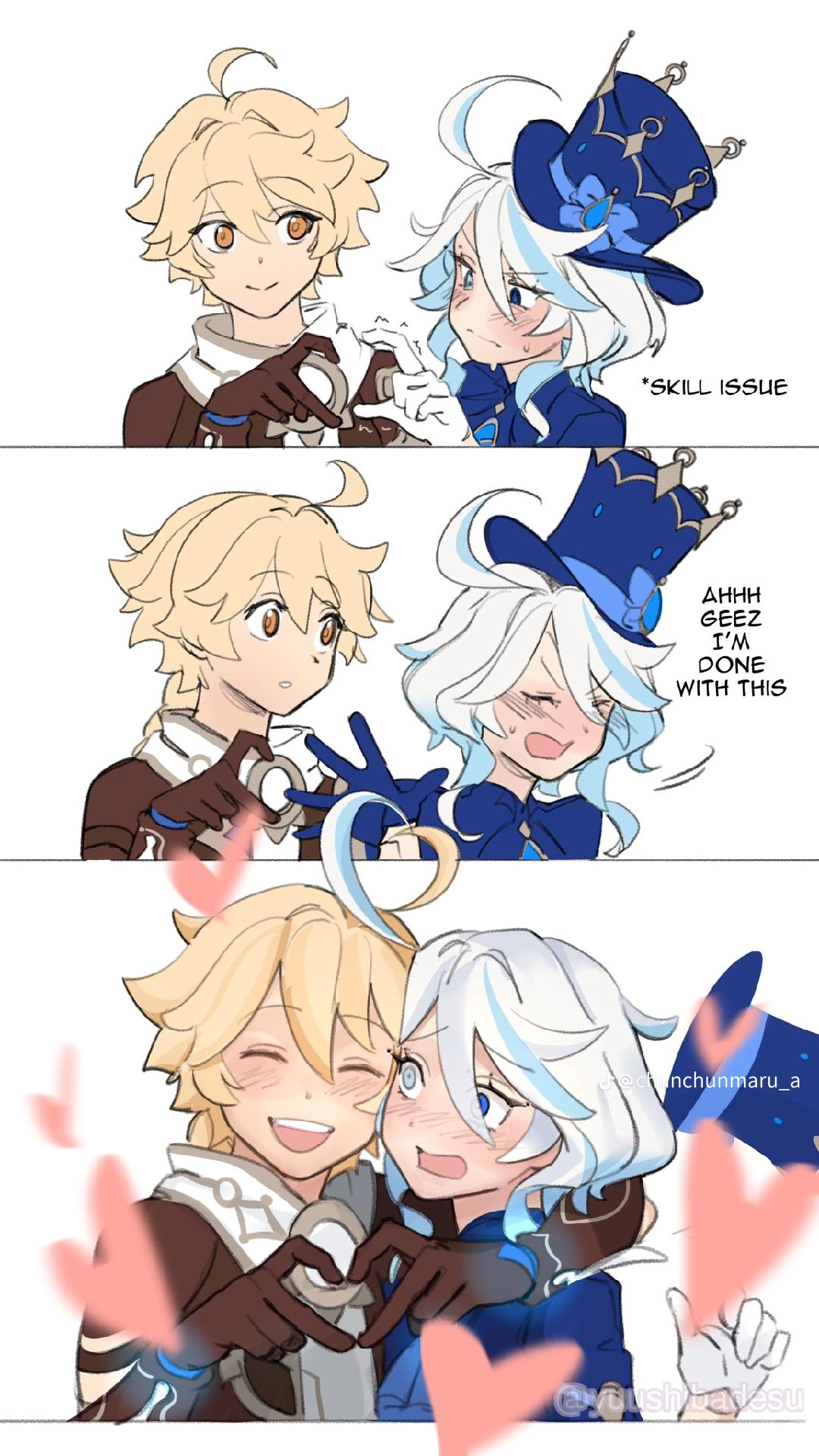 Aether x furina Genshin Impact | HoYoLAB